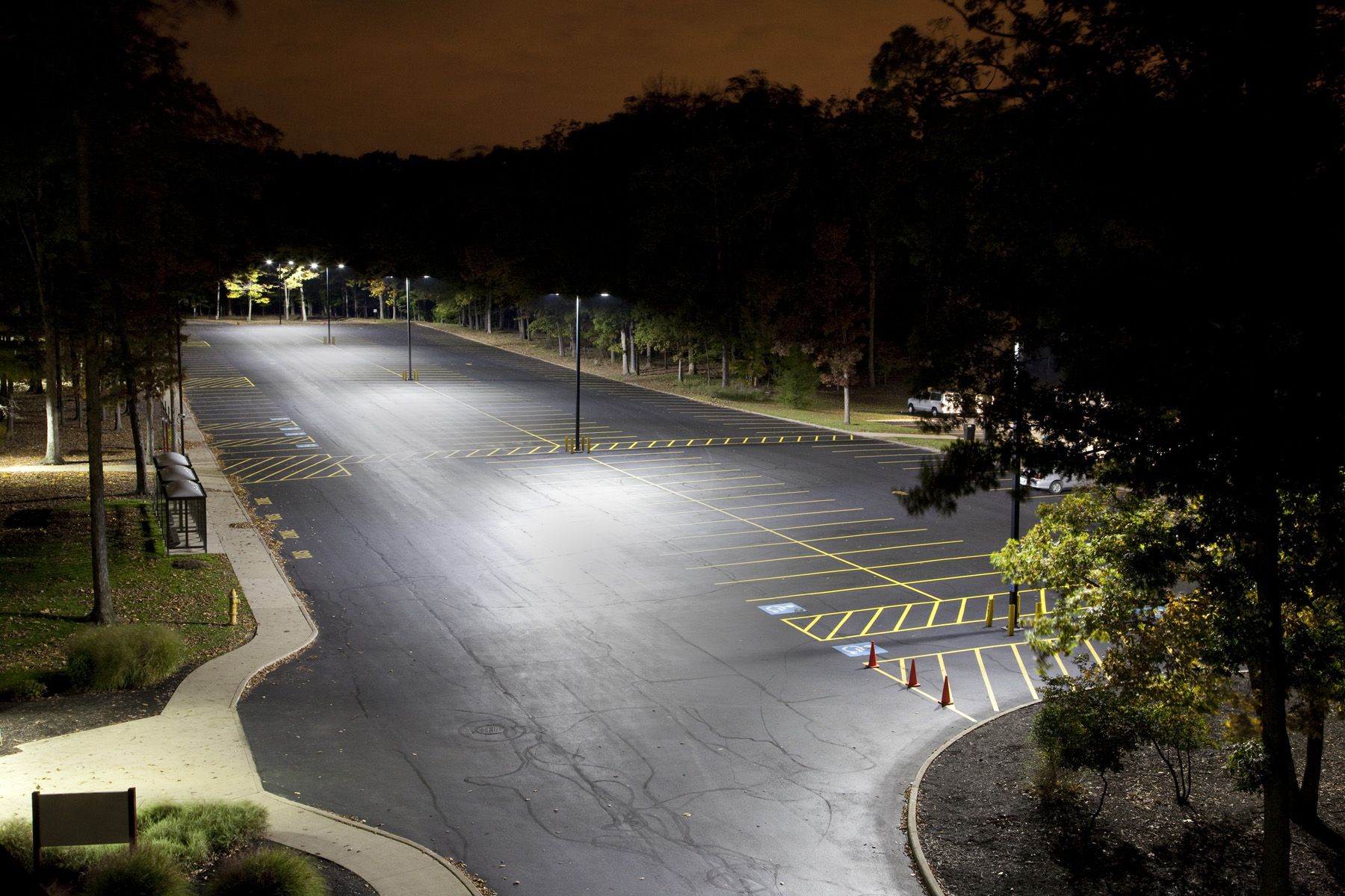 Safer Lots With Parking Lot & Outdoor Lighting in Hollywood